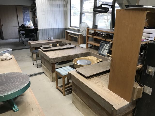ろくろは2つあります。_ふくくる陶房