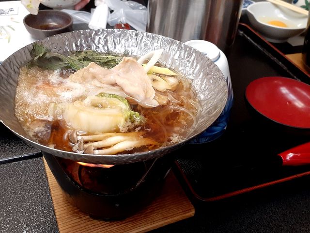 鍋が温まりました_KKR 伊豆長岡 千歳荘