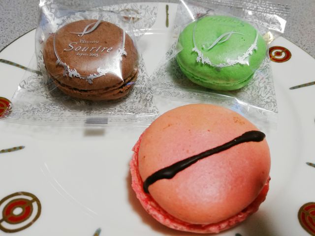 桜、抹茶、チョコを選びました。_スリール