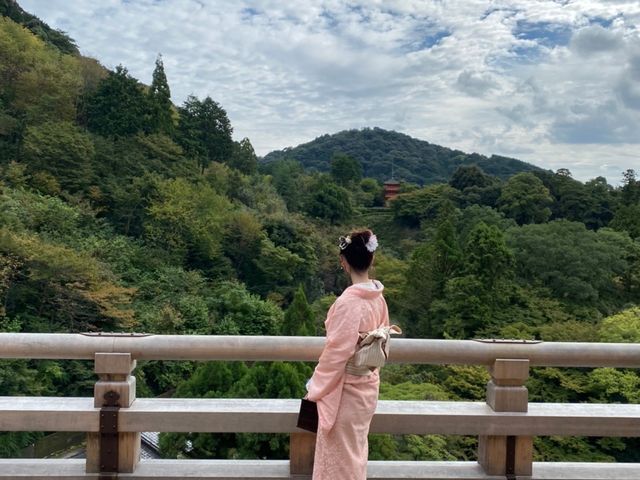 清水寺で撮った写真です!_京都着物レンタルきらり