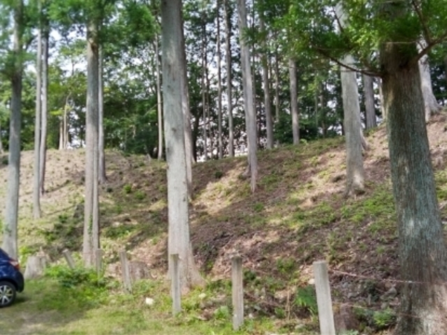 前方後円墳の形がわかります_光明山古墳