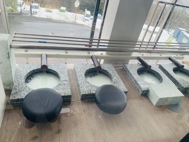 足湯もあるよ_ながめの館光雲閣