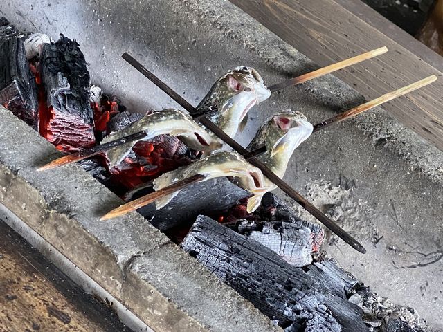 塩焼き、最高!_黒川水産