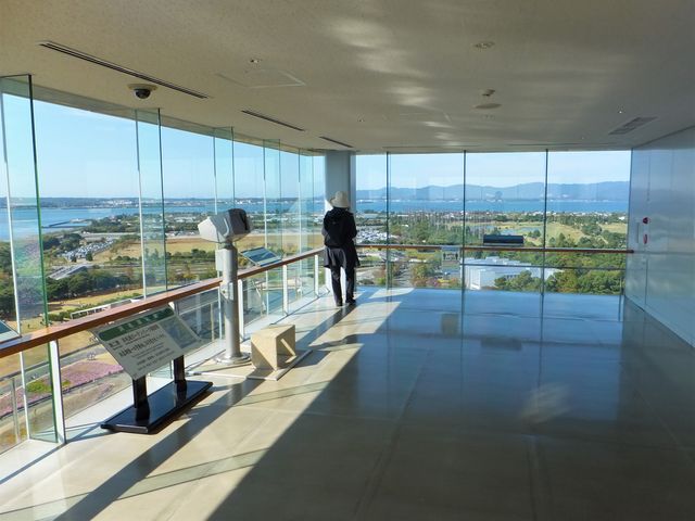 展望室から西方向を望む_浜名湖ガーデンパーク展望塔