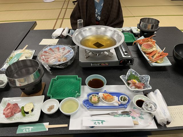冬 蟹、鰤しゃぶ、但馬牛_ホテル北野屋