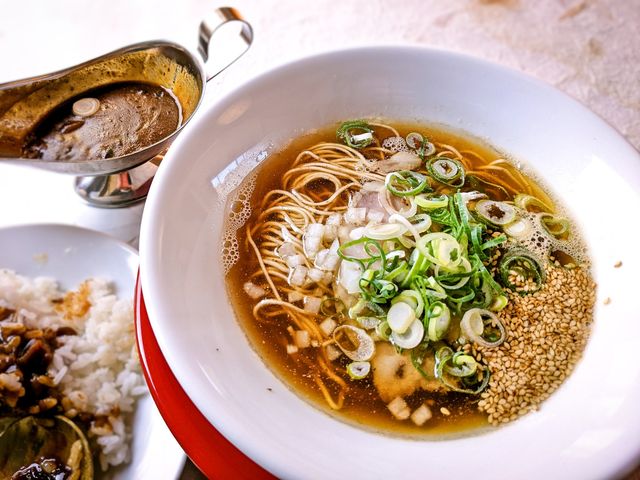 中華そばカレーセット_麺屋うぐいす