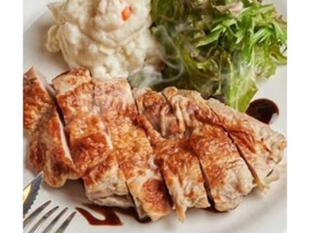 コースの一品でチキン焼(グリル)_武蔵小杉ガーデンファーム 武蔵小杉店