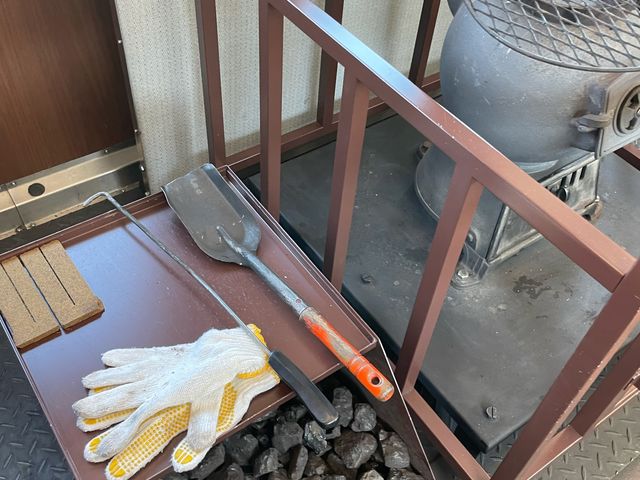 ストーブはお客様が多くて今回はあきらめました。_SL冬の湿原号