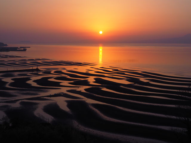 夕焼け_御輿来海岸