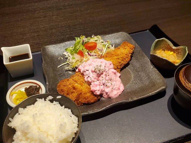 しば漬けタルタル美味しい!
フライもさくさく_神戸温泉 創作ダイニング 蒼 sou