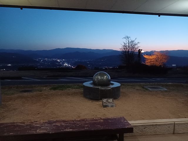 物産館前から見た景色_湯楽里館物産センター