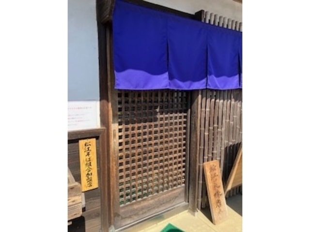お店の入り口_神代そば