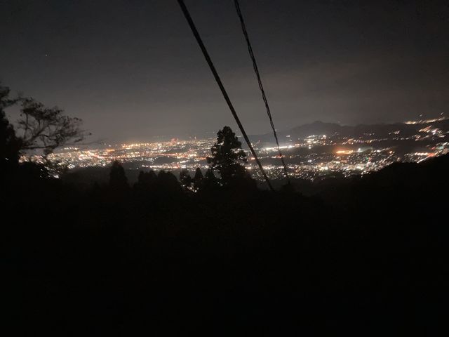 福岡市内を眼下に夜景は良いさけのあてになりました
_若杉楽園キャンプ場