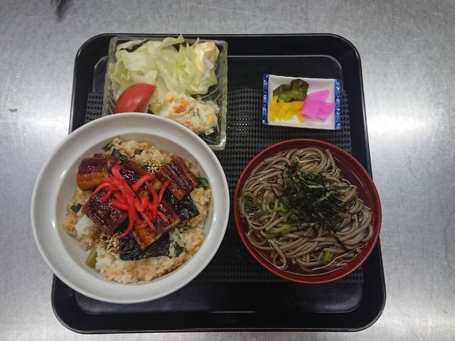 うなわさ丼セット_ゑびすや食堂