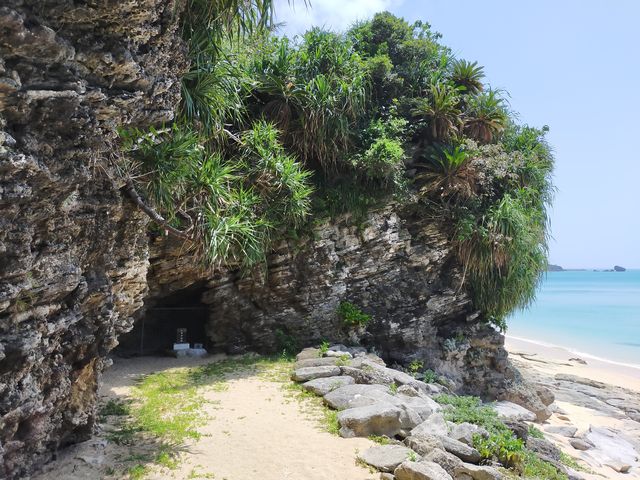 シヌグガマと海_津堅島