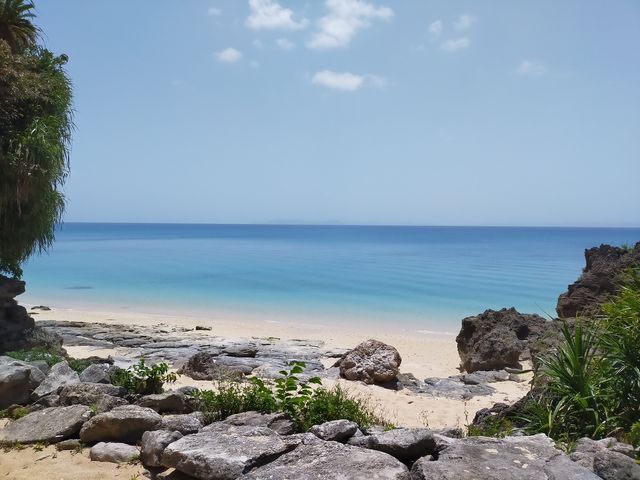 シヌグガマの浜_津堅島
