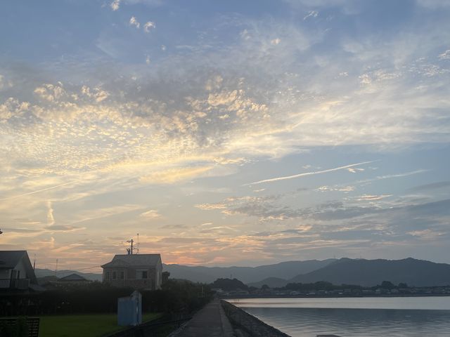 夕暮れ_女河浦海水浴場