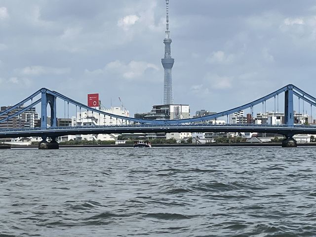 隅田川から見たスカイツリー_下町探検クルーズ ガレオン