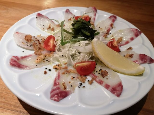 鯛のカルパッチョ_がんこ 京都駅ビル店