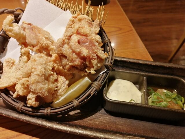 旨塩軍鶏唐揚げ_龍馬 軍鶏農場 京都駅前店