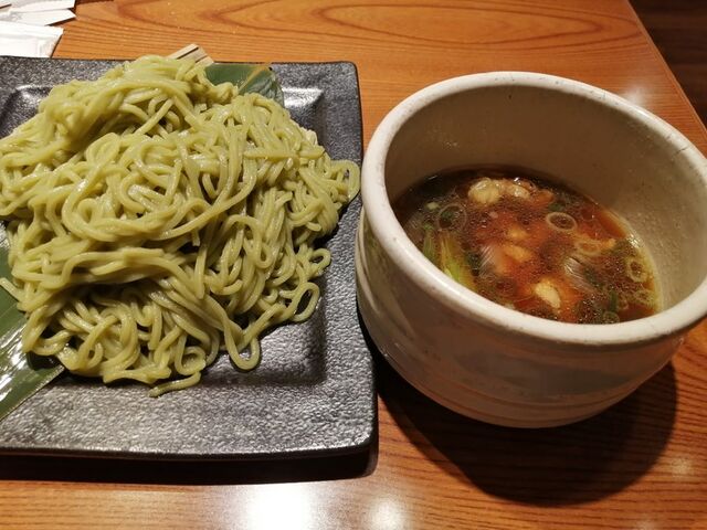 茶そば軍鶏つけ出汁_龍馬 軍鶏農場 京都駅前店