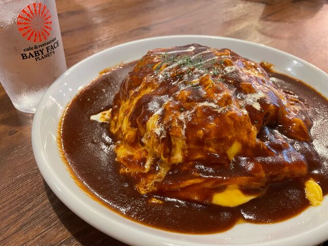 ふわふわ帽子のオムライス_ベビーフェイスプラネッツ BABY FACE PLANET'S 久留米店