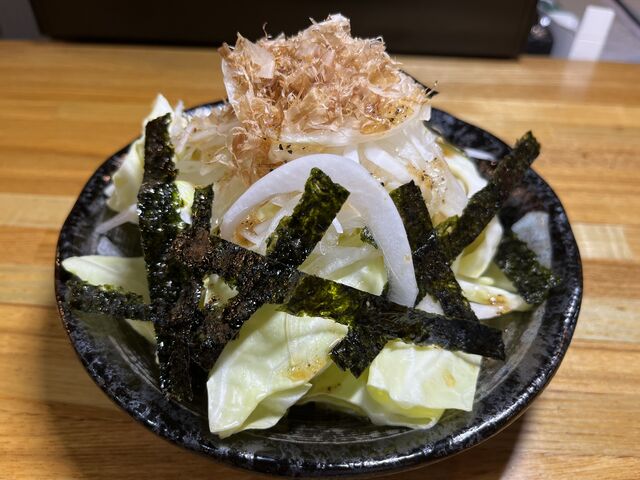 春キャベツと新玉ねぎ塩タレ税込380円_焼肉 宮 焼津店