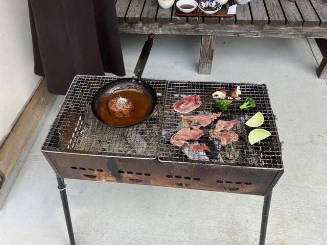 ハンバーグ_産直カフェ 五名ふるさとの家