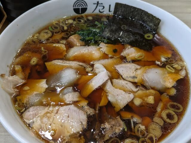 正油チャーシュー麺(大盛り)_たいち