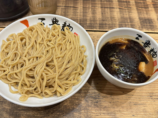黒濃厚魚介つけ麺_三豊麺 なんば日本橋店