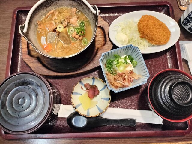 もつ煮定食_板前がいる町の酒場 庄や 新大阪店