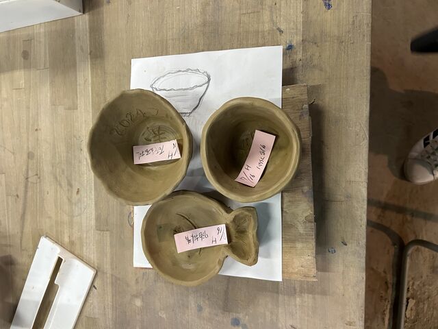 お茶碗と湯呑み?魚のお皿_佳実窯