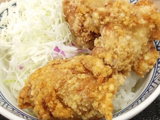 から揚げ丼_吉野家 414号線沼津南店