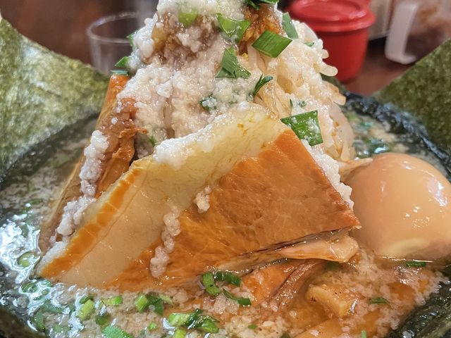 背脂多め
野菜普通_らぁめん 一撃