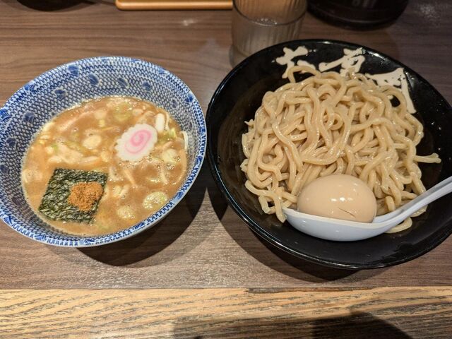 六厘舎の美味しい味玉つけ麺_六厘舎TOKYO ソラマチ店
