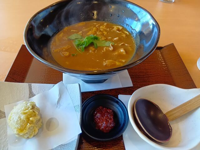 カレーうどん_JFA夢フィールド 幕張温泉 湯楽の里
