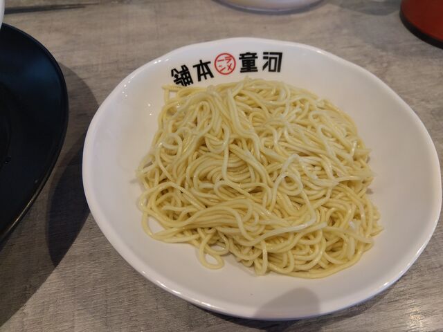 無料の替え玉。替え玉すればかなりお得。_河童ラーメン押熊店