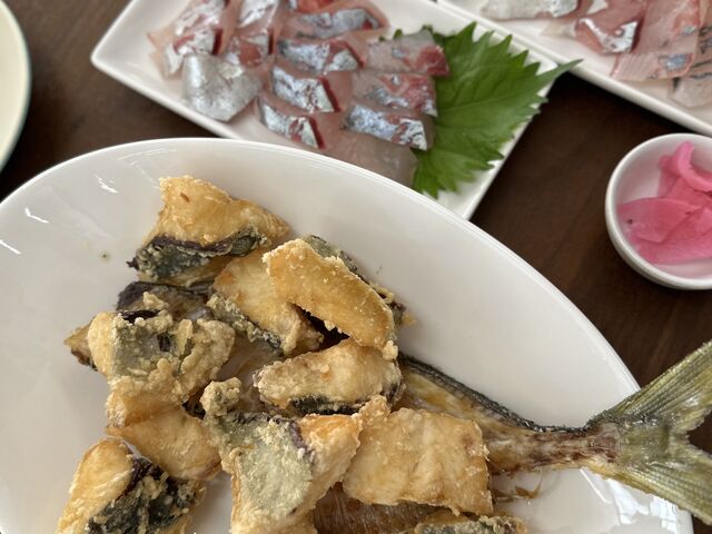 一番美味しかったシマアジの唐揚げ_横浜釣り堀王国