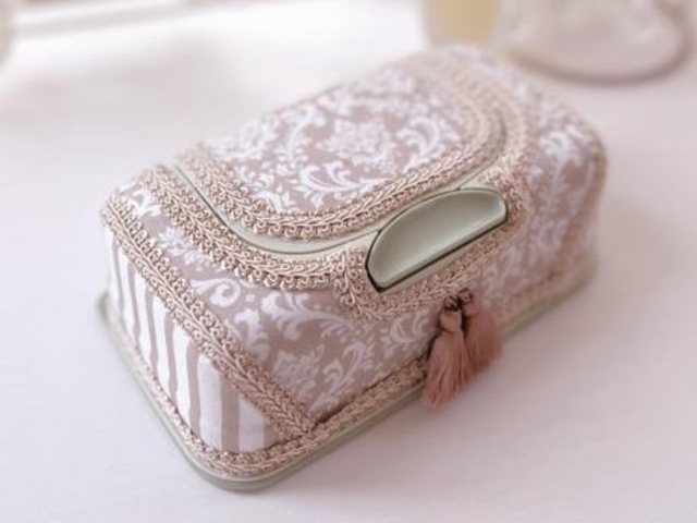ウェットティッシュケース_sweet garden