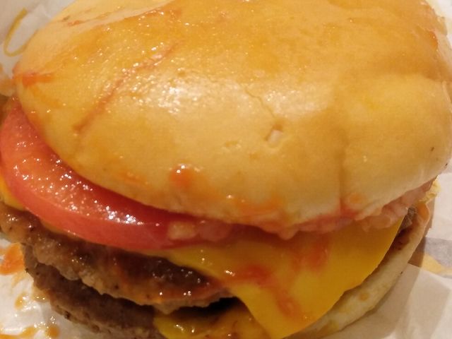 倍ダブルチーズバーガー_マクドナルド心斎橋南店