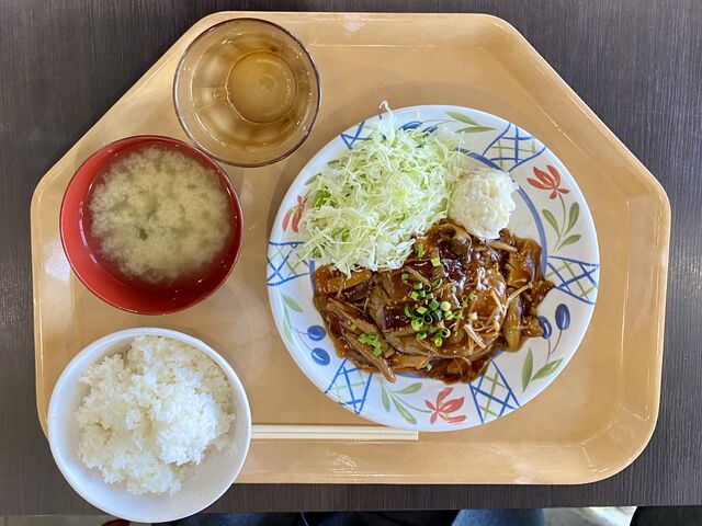 ハンバーグランチ \650_湾岸食堂 波止場店