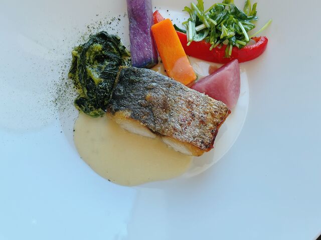 メイン 本日のお魚は鰆でした。
爽やかな春でした_メルキュールホテル横須賀