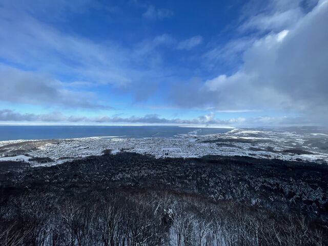 オホーツクスカイタワーからの展望景色_大山山頂園展望塔・オホーツクスカイタワー