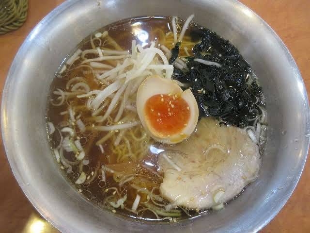 そばめしセットのラーメン_味の店 錦