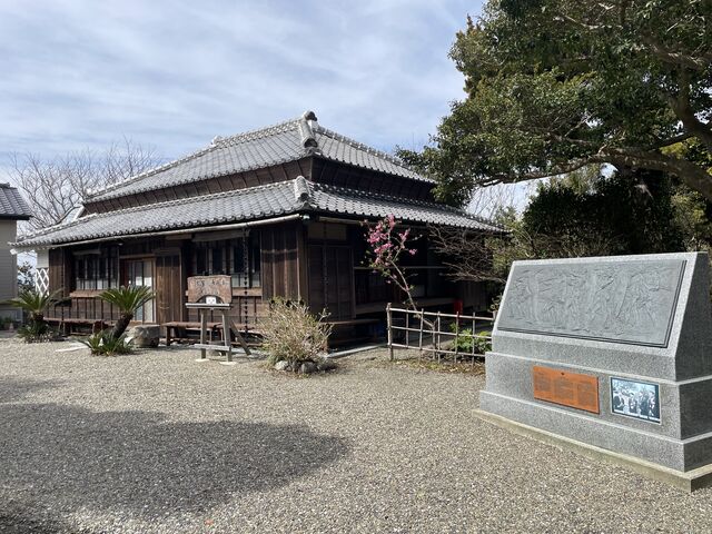 手入れされており庭もきれい_青木繁「海の幸」記念館・小谷家住宅