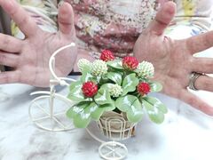 ミニチュアとクレイフラワーのゆきりおママのHandmade教室の写真1