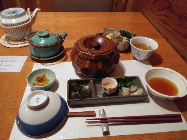 タケノコや舞茸の天麩羅もついてました。_料理茶屋 北乃寮