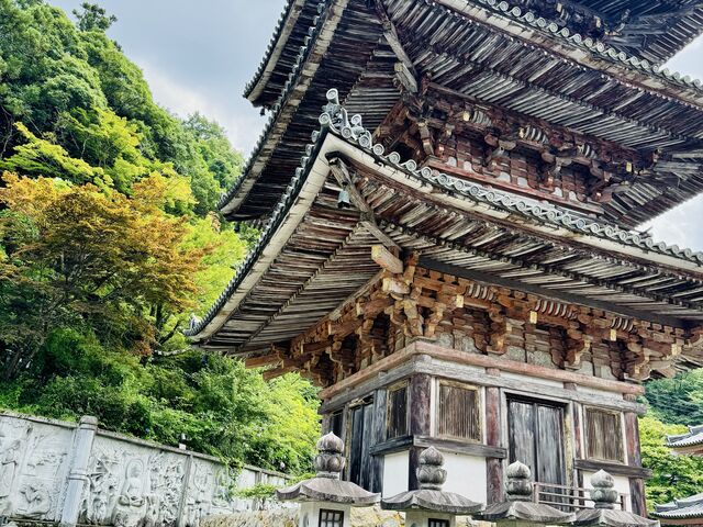三重塔 国指定重要文化財_壷阪寺三重塔