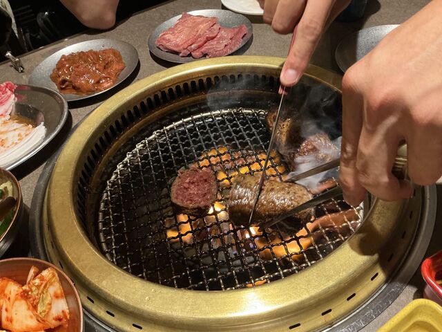 牛タンバーグ_焼肉一心たん助 上野御徒町アメ横店