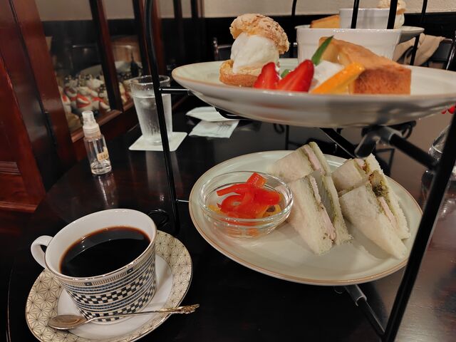 アフタヌーンティーセット_ホシヤマ珈琲店 本店
